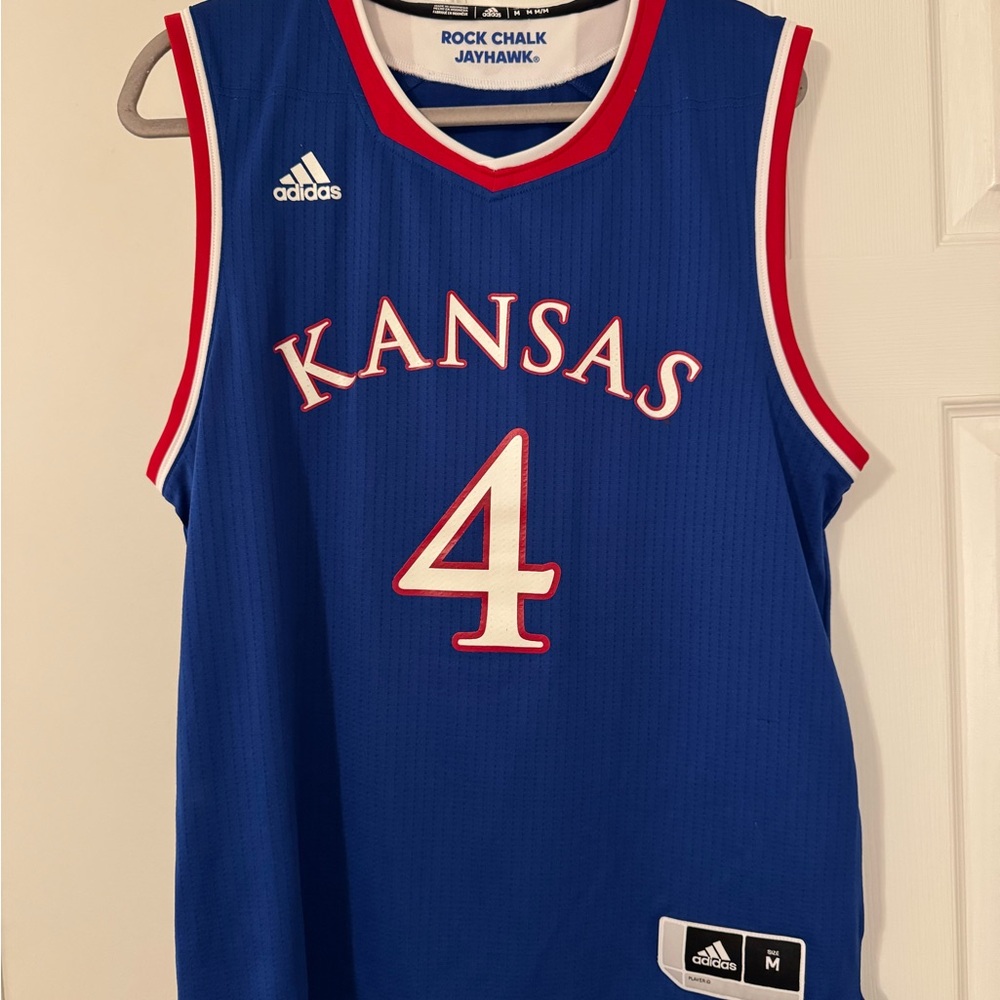 Adidas Kansas Blue Basketball Jersey